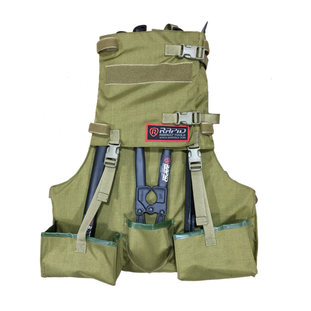 RatPak RAT — halligan, masse et coupe-boulons en sac Cordura Mil-C-43734