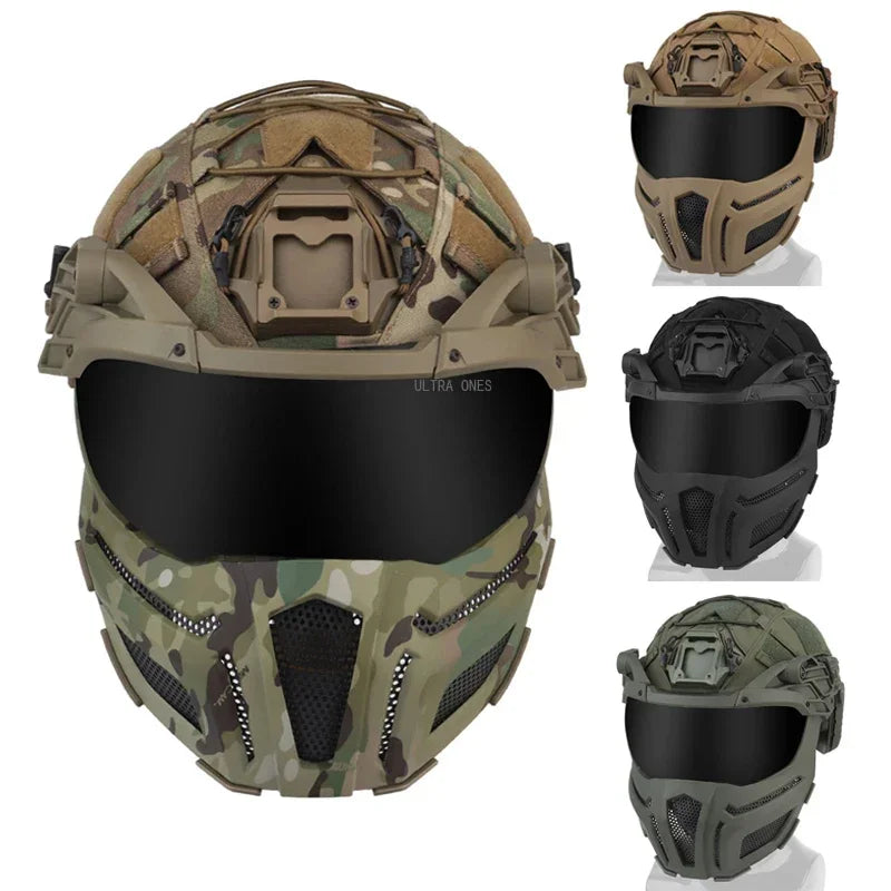 Casque FAST ABS Protection Intégrale — Entraînement Tactique