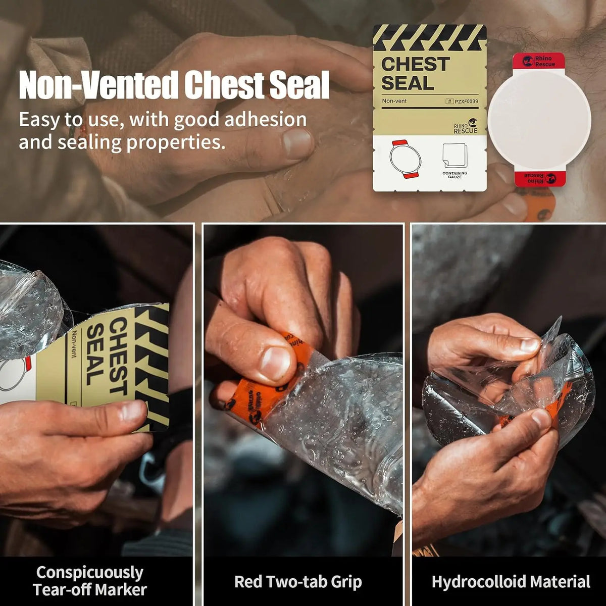 Chest Seal  — Valve Pneumothorax Urgence Tactique