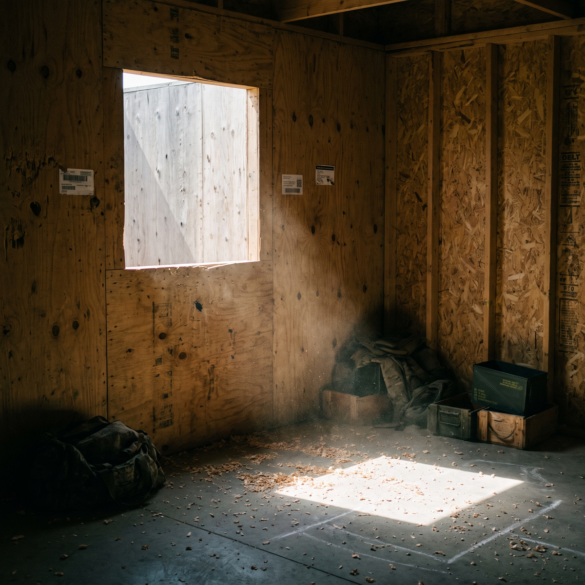 Shooting House Bravo — panneau fenêtre, appui tactique