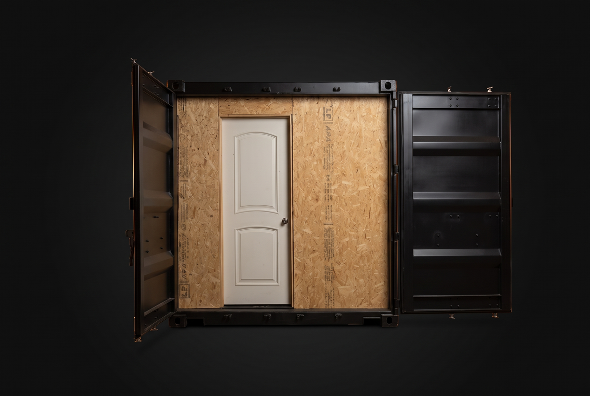 Rapid Breach Box LE — intérieur ouvert, poste d'entraînement effraction explosive